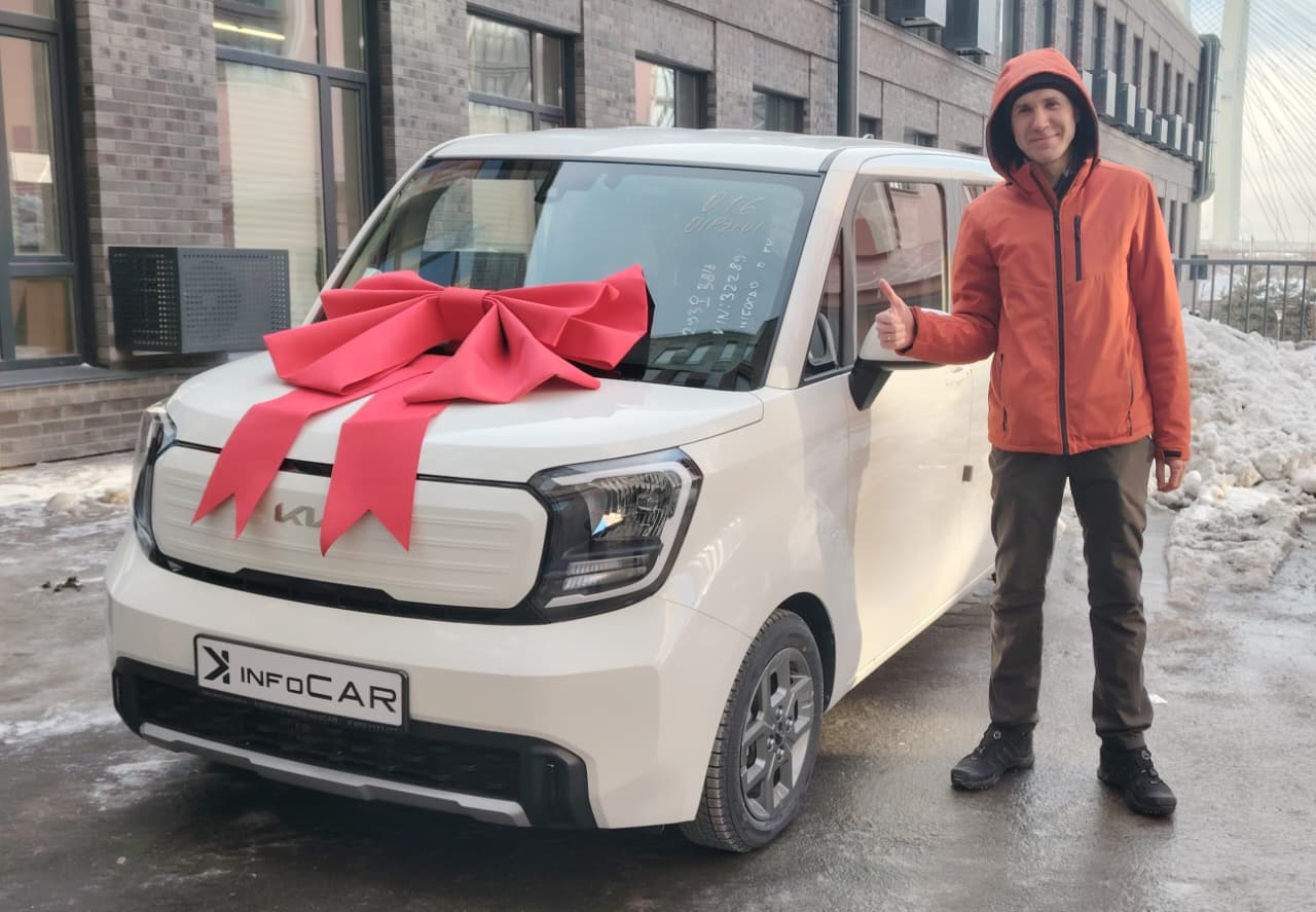 Сдвижная дверь без стойки: Kia Ray 2022 из Кореи в Новосибирске